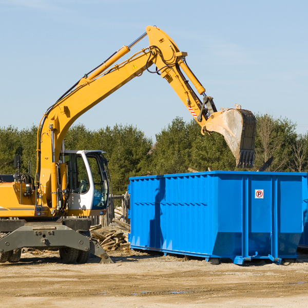 are there any additional fees associated with a residential dumpster rental in Las Lomas